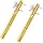 lasenersm 2 Pieces Fishing Line Knot Tying Tool Fishing Line Knotter Fishing Hook Knot Tying Tool Metal Fishing Line Hook Tie Device Fishing Hook Knot Tying Tool Fishing Knot Tying Tool, Golden