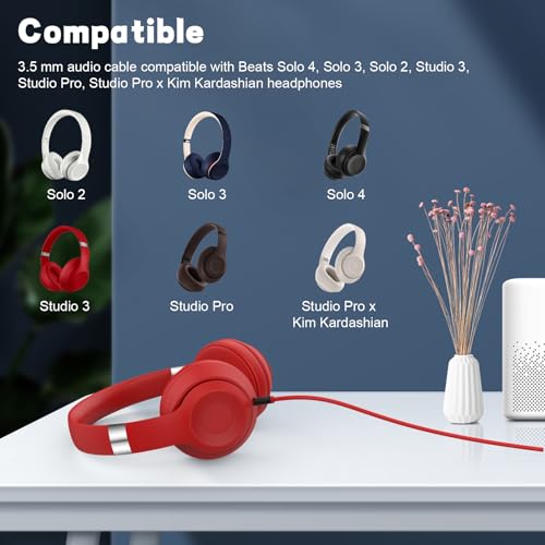 Cable Auxiliar Replacement para Beats Studio Pro y otros miniatura 2