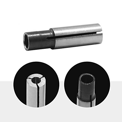 6 Packs 1/4" To 1/8" Collet Adapter For Cnc Lathe Router Cutter Milling Bit Collet Reducer #TOP4