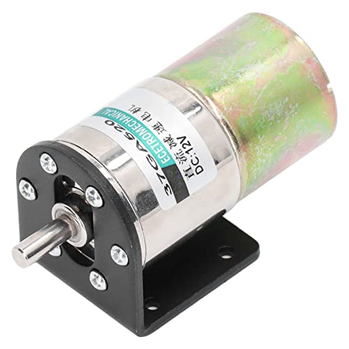 Motor de Engrenagem Sem Fim DC Com Travamento Automático, Liga de Alumínio, Motor Elétrico Micro Esc
