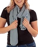 VIELSEITIG - Leichtes und zeitlos elegantes Tuch aus Chiffon als Accessoires passend zu jeder Kleidung. Lässt sich vielseitig kombinieren und kann sowohl als Schultertuch wie auch als Halstuch getragen werden.