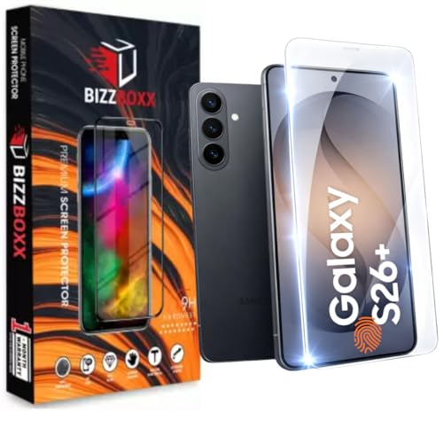 Image of Edge to Edge Tempered Glass Screen Protector Guard For Samsung S26 Plus 5G - HD Clarity, Ultrasonic Fingerprint Working Screen Guard (Sam S26+ - 6.7 inch) With Installation Kit - Pack of 1