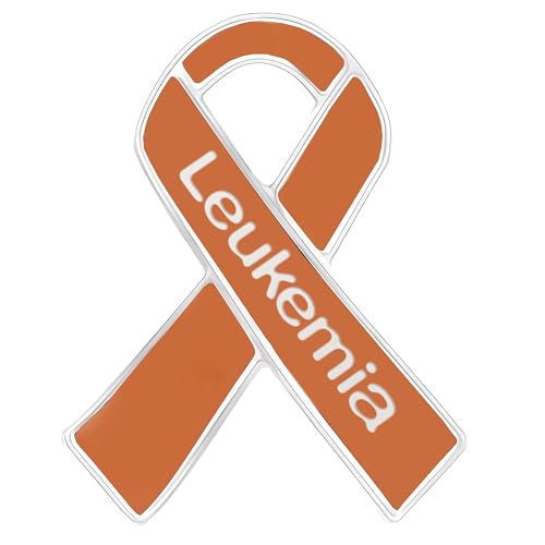 Image of 1 /2 /5 /10 /25 /50pcs Orange Ribbon Awareness Pins for Kidney Cancer, Leukemia, Multiple Sclerosis, Hunger, Gun Violence /Mass Shooting Awareness - Perfect for Support Groups, Gift-Giving, and Fundraisers
