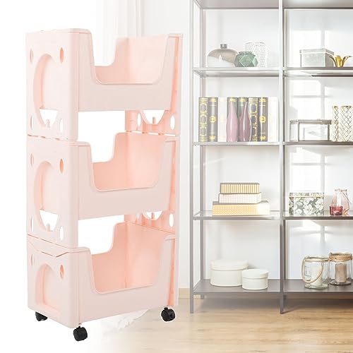 Chariot de rangement roulant pour jouets et organisation de maison