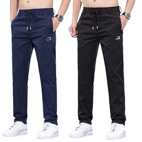 Meshirons – Ice Silk Mesh Panel Cooling Pants for Men Over 55, Quick-Drying with Ventilation Comfort Casual