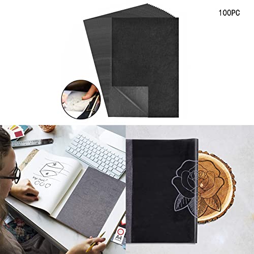 2022 Back To School Paper Paper Sprayed Carbon Carbon Coated A4 Carbon Paper Transfer Office & Stationery Personalized Stationery Note Cards For Kids (Black, One Size) #TOP1