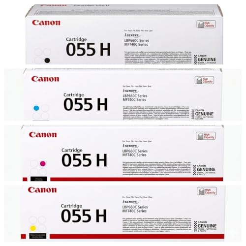 Amazon.co.jp: 【純正品】CANON トナーカートリッジ055H 4色セット