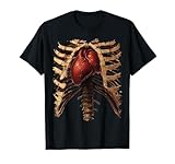 Caja torácica con un corazón Camiseta