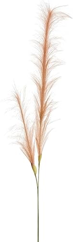 Tallo de hierba artificial de pampa de 49 pulgadas, rosa (paquete de 12)