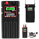 14000mAh 14.8V Electric Reel Battery High-Performance Battery for Electric Fishing Reels,High-Density Lithium Battery,Built-in Chip Multi-Protection System,High-Strength Aluminum Alloy Casing,LCD