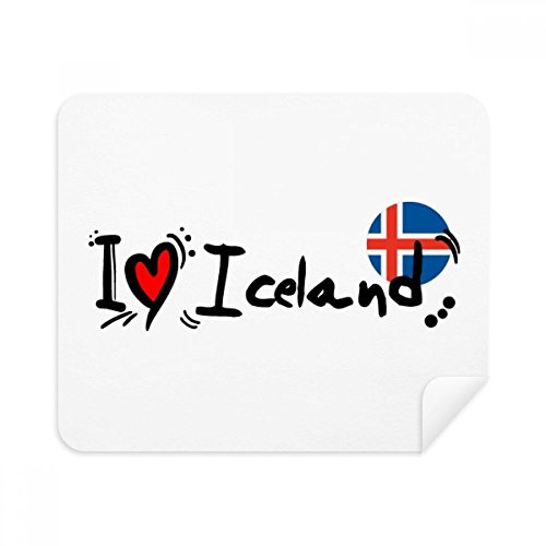 Chiffon écran Islande pour nettoyer smartphone et lunettes au bureau