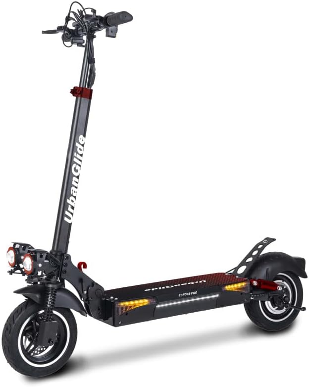 Trottinette Électrique UrbanGlide ECROSS Pro – 800W, 25 km/h, Autonomie 60 km, Pneu Tout Terrain 10