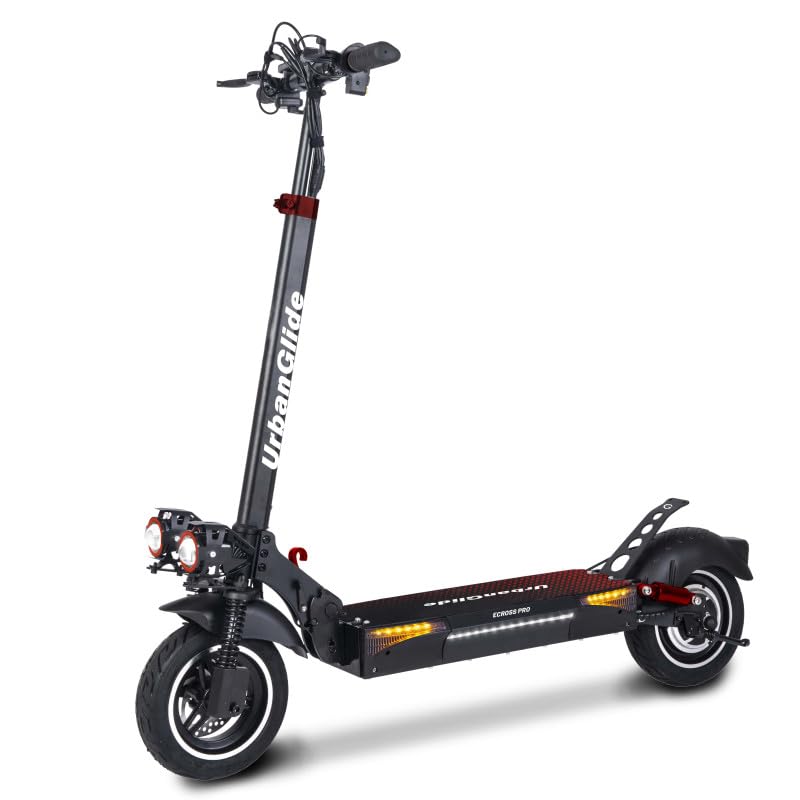URBANGLIDE eCross Pro - Patinete Eléctrico Plegable 25 km/h para Ciudad y Caminos