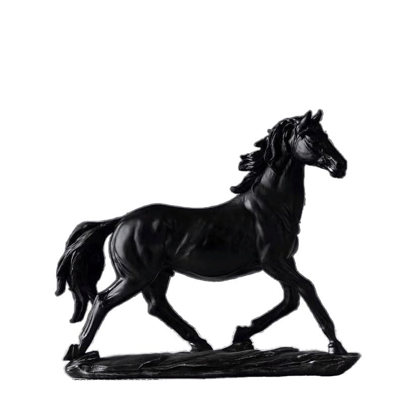 専用 黒色の馬の置物 Amazon.co.jp: 馬の置物 フィギュア、ブラック、樹脂製、ホーム
