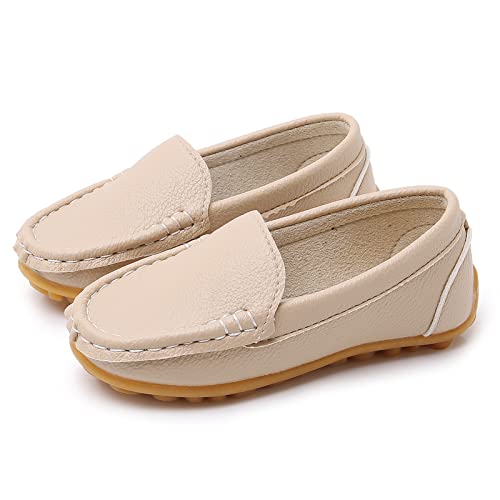 RVROVIC Kids Girls Boys Slip-on Loafers Oxford PU Leather Flats Shoes(Toddler/Little Kid)2