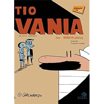 Capa do livro Tio Vania em quadrinhos