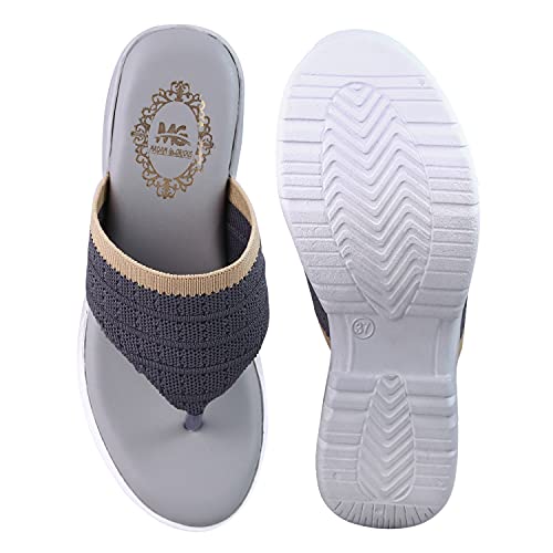 Image of madam glorious women's /girls stylish soft comfortable v shape wedges for women stylish
