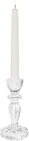 WOLFF - Castiçal Vidro Argos 8x16cm