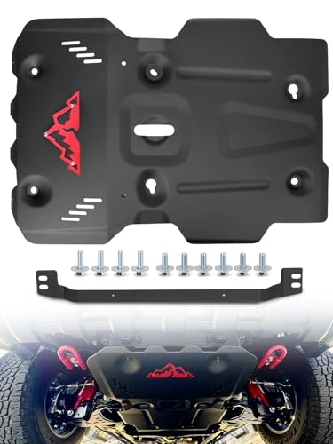 JURPLIX Front Skid Plate Manganese Steel Compatible with Toyota 2024-2025 Tacoma TRD & 2025 4Runner Under Guard Splash Shield Replace# PTR60-35240