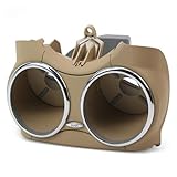 Bomunik 21968004148K67 Cup Holder Bracket Dual Cup Compatible with Mercedes-Benz CLS (C219) CLS300 CLS350 CLS500 CLS63 AMG 2004-2010 Replacnt# 2196800414 A2196800414 93SKV021 93SKV019