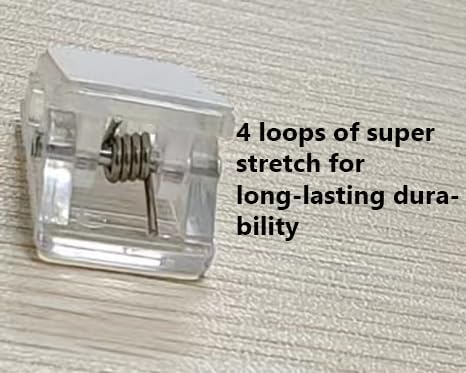 Miniatura 4 de Mini clips autoadhesivos transparentes, 30 piezas de tapiz, clips para colgar paredes, clips adhesivos de plástico, abrazaderas de resorte pequeñas