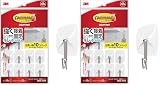 3M コマンド 壁掛け 粘着 フック スイングフック 10個 CM20-10HN (× 2)