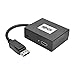 Tripp Lite 2-Port DisplayPort to HDMI Multi-Stream Transport (MST) Hub, DP 1.2 to HDMI, 3840x2160 4K x 2K @ 24/30Hz (B156-002-HD-V2)