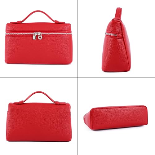 Image of Rejolly Small Crossbody Bag for Women Leather Top-Handle Pouch Purse Shoulder Handbag