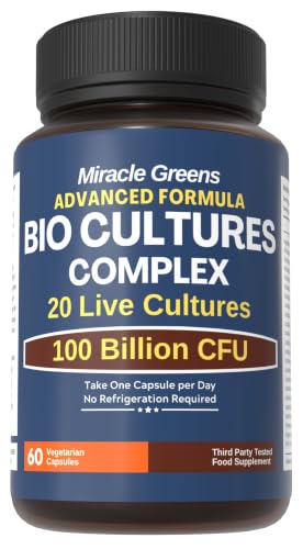 100 Billion CFU Probiotics - 20 Strains + Prebiotics | Digestive & Gut Health - for Good Gut Flora Gas and Bloating | Scientifically Proven Probiotics for Women & Men | Made in UK 2 Month Supply