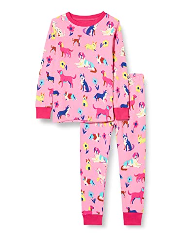 Image of Hatley Girl's Organic Cotton Long Sleeve Printed Pyjama Set Pajama