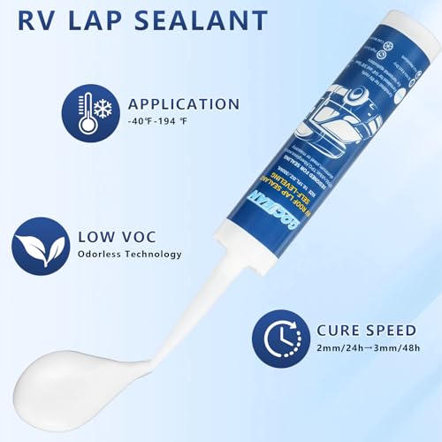 Gociean GN019B Rv Roof Sealant Self-Leveling 4-Pack White thumb #4