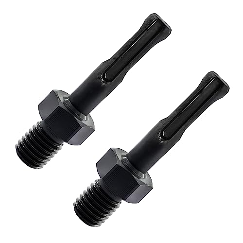 Adapter M14 Male Thread to SDS Plus Shank,for Core Drill Bit,LEKOMESH 2PCS Diamond Drill Bit Adapter for M14 Connection SDS,Diamond Hole Saw Adapter Fitted On Hand Drill or Benchtop drills
