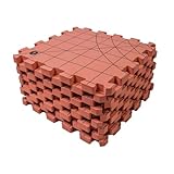 Kioware グリッドライン付き編み物用ブロッキングマット、DIYブロッキングボードかぎ針編みプロジェクト用クラフト大人の編み物愛好家, 9マット