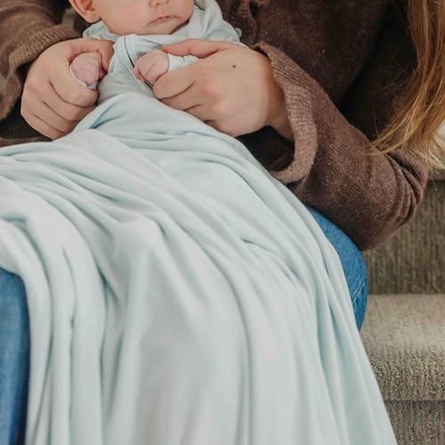 Image of Copper Pearl Jumbo 3-Layer Baby Blanket: Soft Baby Quilts for Boys and Girls | Breathable, Cozy, Toddler Blanket | Baby Quilt for Newborns | 46x46 Premium Polyester /Rayon | Air