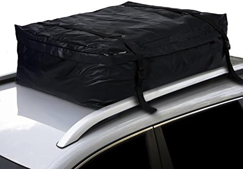 Evokem Universal 19 Cubic Cargo Roof Carrier Bag Waterproof with Straps Bands for SUV