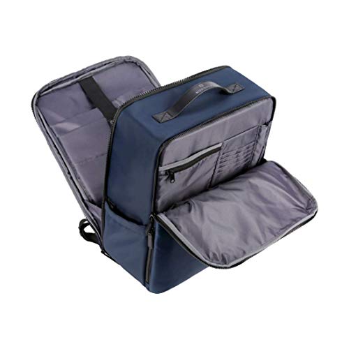 Nordace Laval – Mochila inteligente de diseño delgado con compartimentos en X, 23 L, 15,6 pulgadas, puerto USB resistente al agua, 0,97 kg