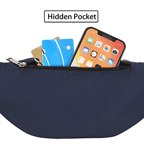 Bauchtasche für Damen und Herren Gürteltasche Hüfttasche Doggy Bag Outdoor Sport Groß Handytasche Umhängetasche Camping Fitness Fahrrad Geld Pouch Pack