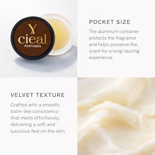 Image of CIEAL Solid Perfume Set of 6 Master Collection (Chempakam, Mysore Sandal, Sandal Saffron, D'Flora, Kalabham & Kasturi) | Alcohol-Free Long Lasting Solid Cologne | Pocket Size Travel-Friendly Perfume for Men & Women | Floral Woody Fragrance Gift Set