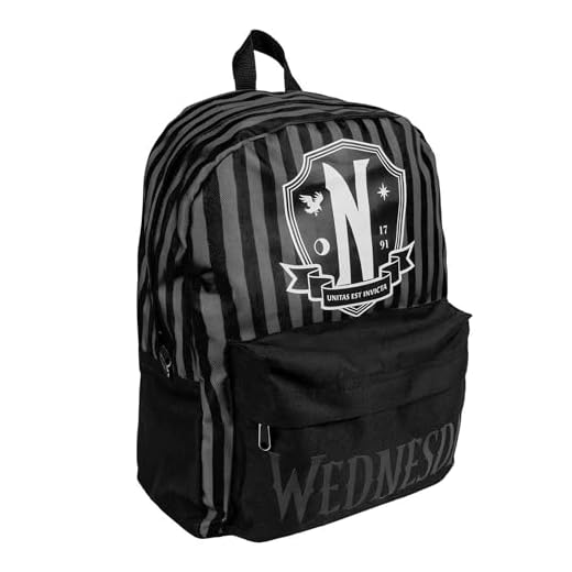 CERDÁ LIFE'S LITTLE MOMENTS Mochila Casual Wednesday, Unisex Adulto, Multicolor, Regular