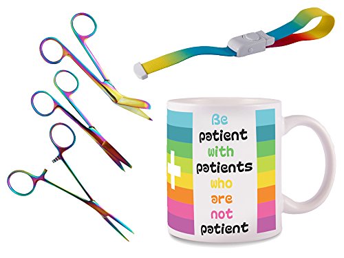 Set Persönliche Ausrüstung für krankenschwester + Gratis Gravur! (Rainbow)