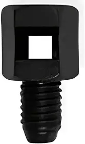 100 Micro Aspersor Spray Jet Estático Irrigação De 360° (Preto)