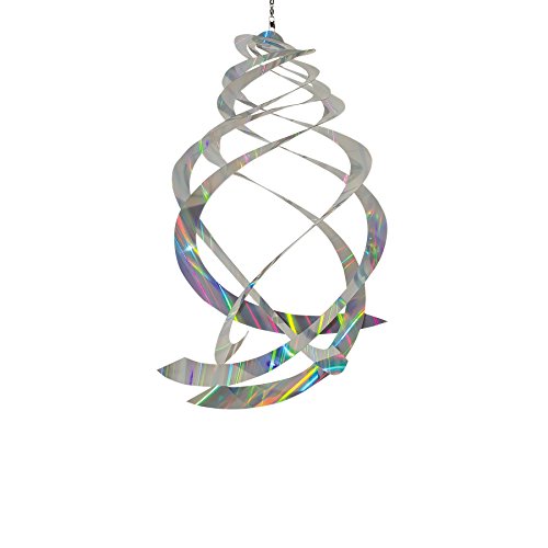 In the Breeze Mylar Spinner Crystal Spinner Silver Sheen — 18' Long