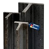 TJ T-Profil S235 Stahl I 30 x 30 x 4 mm Länge 1000 mm I ST37 Standard Stahlprofil I T-Schiene schwarz gewalzt I Stahlschiene für Bauwesen, Maschinenbau, Stahlkonstruktionen, Rahmenbau uvm