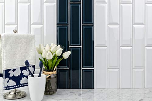 Modern 3X10 Subway White Glazed Ceramic Mosaic Tile Kitchen Backsplash Bathroom Mto0345 #TOP2