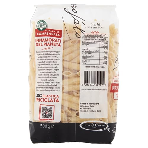 Garofalo Pasta Penne Ziti Rigate, 500g - Immagine 1