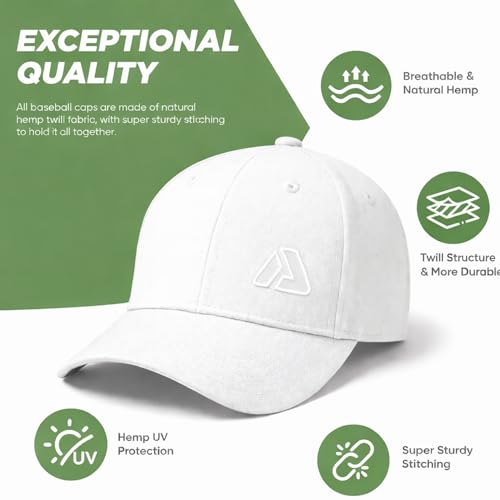 Image of Aprodo Adjustable Cap for Men & Women | Lightweight Breathable Unisex Hat for Sun Protection | for Workout, Travel, Outdoor Activities & Sports