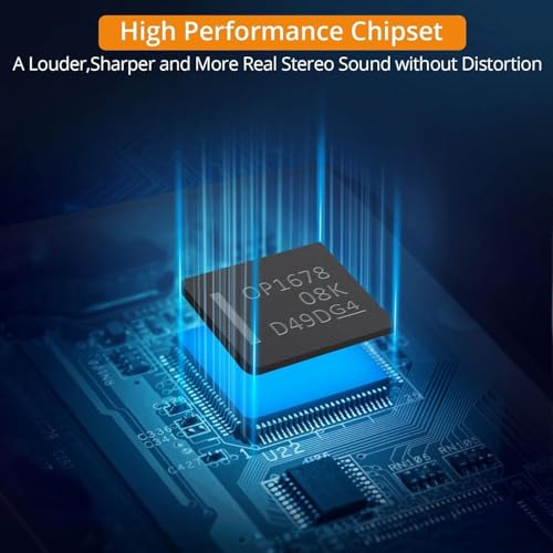 Image of Neoteck Amplifier 16-300 Ohm Portable Headphone Amplifier,3.5mm Jack Rechargeable Headphone Amp with Volume Control,Two-Stage Gain Switch, Headset Amplifier for PC /CD /MP3 /MP4 Players-Non-Bluetooth