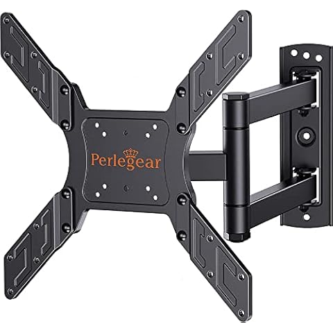 Perlegear Soporte TV de Pared Articulado Inclinable y Giratorio Cover