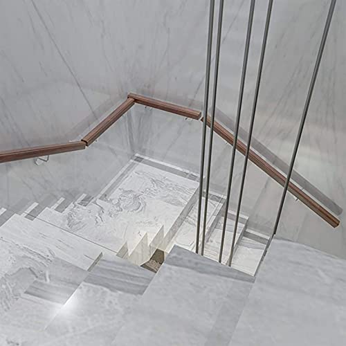 Rampe d'escalier en bois 5ft kit de barre d'appui murale rustique