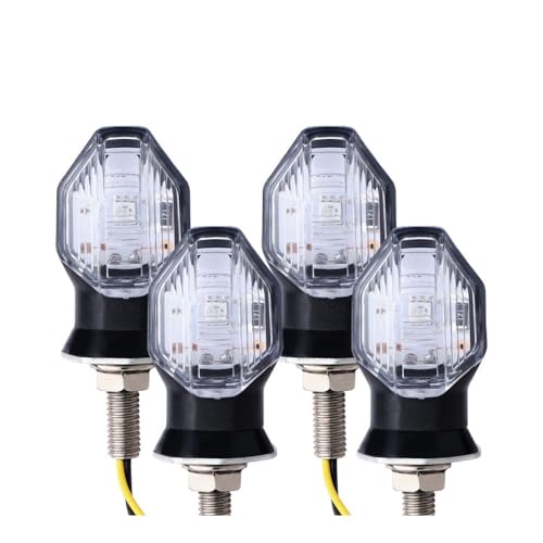 Clignotant moto universel 8mm ambre 12V pour un remplacement simple et rapide